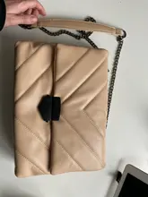 Bolsas de mensajero de piel sintética con rombos para mujer, bandoleras con cadena, estilo Retro, 2020