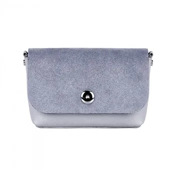 

ASKENT сумочка-клатч 100% натуральная зерненная кожа F\W 16.6 RK-GR серый цвет