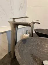 Basin Tap Faucet Mixer Black/antique Amibronz Hot-Cold 8882S