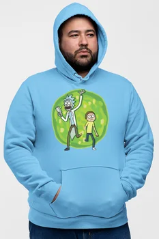 

Angemiel Wear Ram from the Portal Switch Blue Men 'S Hooded Sweatshirt