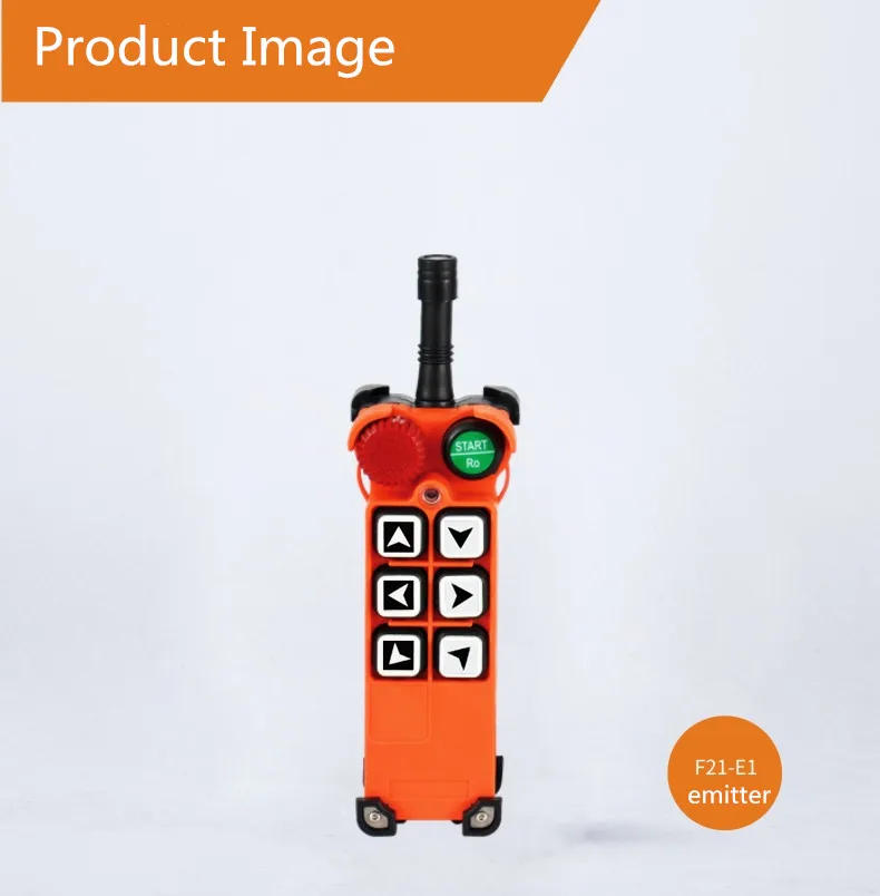 Livre o Navio Transmissor para Grua Industrial Uting Controle Remoto F21-e1b F21-e1 Grua Guindaste Elevador 1 Receptor Caminhão r 21 r F21-E1B r F21-E1 grua guindaste elevador