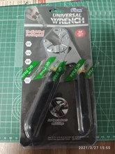 Pliers Pipe-Fittings Universal-Wrench Multifunction Hex Spanner-Grip Adjustable 8inch
