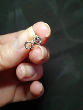 CANNER delicado 925 pendientes tipo botón de plata fina para las mujeres pequeño redondo círculo pendientes 2019 señora chica coreana pendientes regalos H40