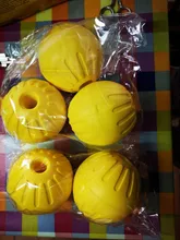 Dientes indestructibles mordida de goma divertido cachorro pelota de entrenamiento masticar juguetes ir conseguir sólido con cuerda de transporte perro mascota