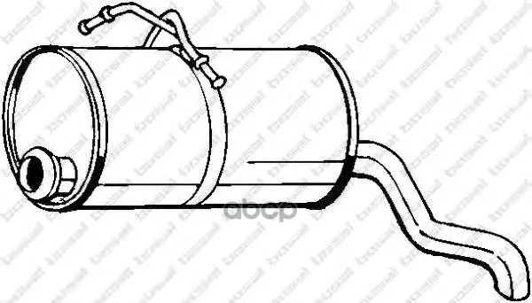 Глушитель Задний Bosal арт. 190-129