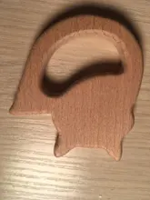 DIY Baby Teether-Toys Pendant Necklace Wooden Animal-Shape Beech Newborn Koala Food-Grade