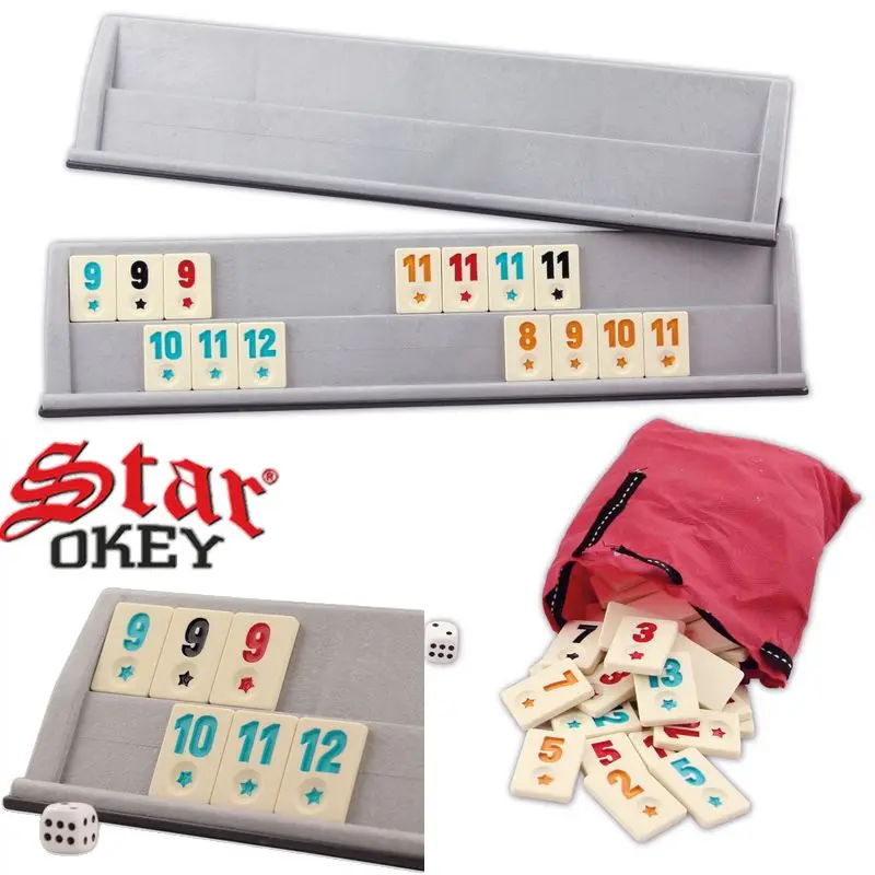 

Turkish Play Flash Game Plastic Okey Table Game Family Games For 4 People Game Home Game Okey Card Games Dice Enjoy Playing Game