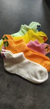 Calcetines transpirables con bordado de dibujos animados para niño y niña, medias de malla Multicolor de algodón para primavera y verano, para 1-12T, 5 par/lote
