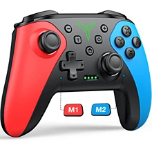 

New Gamepad for Nintendo Switch/Lite/OLED Controller Wireless Pro Controller with Wake-up Programmable Turbo Mouse Touch Feeling