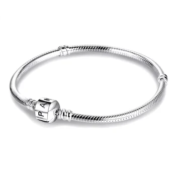 

925 sterling silver bracelet with clover with enamel