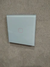 Glass-Panel Touch-Screen-Switch Eu-Light Wall Eu/Uk-Standard Crystal AC220V 1-Way 1/2/3-gang