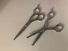 Tijeras profesionales de acero inoxidable para corte de cabello, 6,0 pulgadas, para peluquero