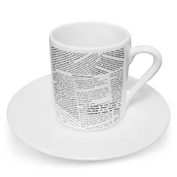 

Personalized Is Retro Newspaper Design Turkish coffee Cup-1