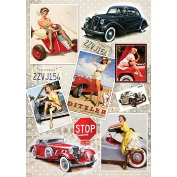 

Rice paper for Decoupage "" craft Premier "", A3, 25 g/m, "pin-up. Driving "" cp03512