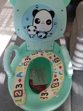 Orinal de plástico suave para bebé, orinal infantil de entrenamiento, asiento de entrenamiento, silla de inodoro