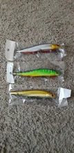 Floating Wobbler Crankbait-Tackle Fishing-Lure Minnow Hard-Bait Treble-Hooks Swimbait