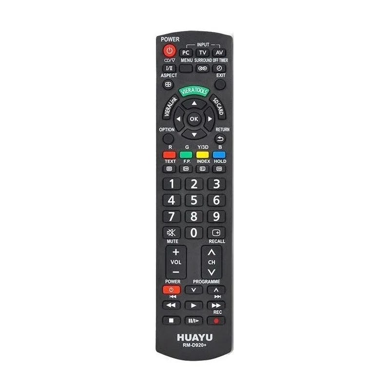 Пульт ДУ универсальный HUAYU для Panasonic RM - D920+ LCD TV DVD+Vera Link EUR501101 EUR501121A EUR501377 EUR50703 EUR50710 |
