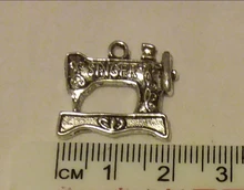 Mezcla de plata plateada del Tíbet de Ruller aguja tijeras colgantes del encanto para la fabricación de joyas pulsera resultados accesorios 10 estilos