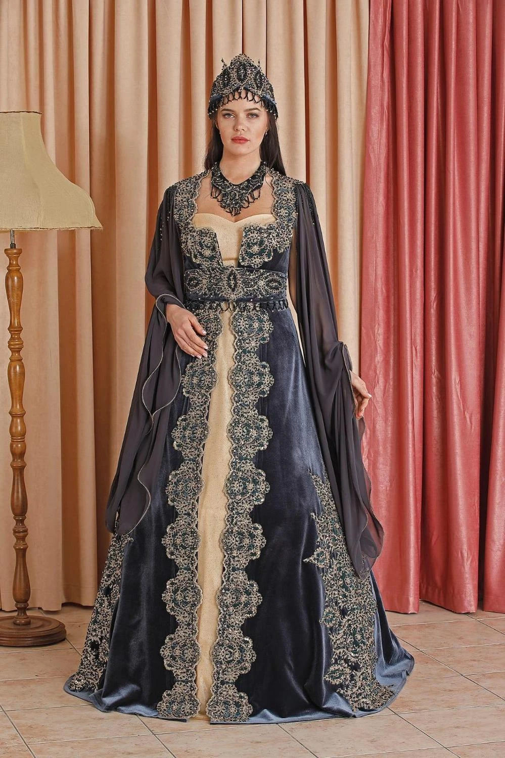 Hurrem Sultan Caftan Gris Caftan Mariage Turc Henne Robe De Mariee Avec Fiancailles Pour Mariage 2020 Aliexpress