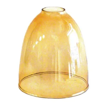 

Glass Bell Amber 225mm high x 210mm diameter