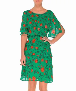 

Dress The Muse®Layers stamping green fresh dresses for summer for stepping out be night party elegant in 2020