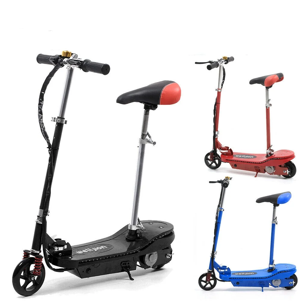 Eléctrico Altura Ajustable Scooter Plegable Soporta hasta 75kg
