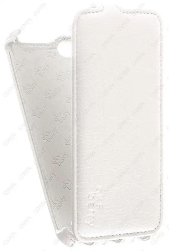 Кожаный чехол для Lenovo Vibe C (A2020) Aksberry Protective Flip Case (Белый) | Мобильные телефоны и
