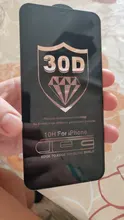 Protector de cristal templado 30D para iPhone, Protector de pantalla de vidrio templado para iPhone 6, 7, 8 plus, XR, X, XS, 11, 12 Pro Max