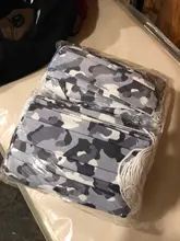 Mascarilla desechable no tejida de 3 capas, máscara de camuflaje para la boca, 10/50/100 Uds.