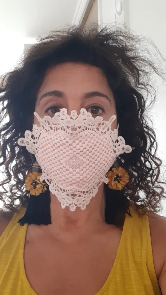 Details about Adult Delicate Lace Applique Washable and Reusable Mouth Face Mask Facemasks Details about Adult Delicate Lace Applique Washable and Reusable Mouth Face Mask Facemasks