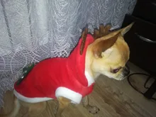 Christmas Dog Clothes Small Dogs Santa Costume for Pug Chihuahua Yorkshire Pet Cat Clothing