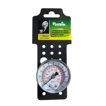 

MANOMETER COMPRESSOR 50MM 1/4 "-16 BARROOM RACORD REAR