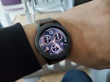 UTHAI-Correa de reloj de cuero genuino para Samsung Galaxy Watch, 42 46mm Gear S3, correa de reloj deportiva de liberación rápida 18 20 22 24mm,Z26