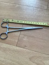 Oauee 12,5 16 18cm herramienta de mano fórceps hemostáticos para pelo pinza de pesca Alicates de bloqueo la depilación herramientas curvado/punta recta