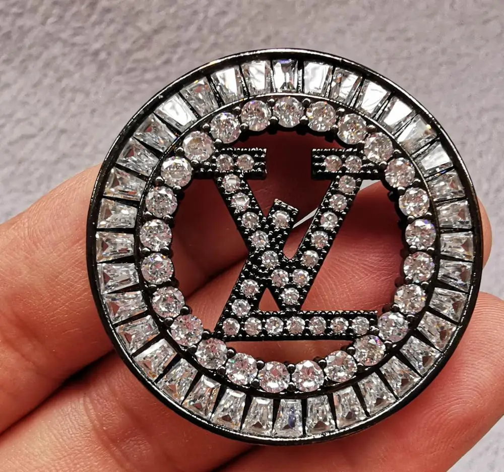 Многожильные разделительные бусины 40 мм (16 &quot) Micro pave Dimaond CZ пончик круг письмо