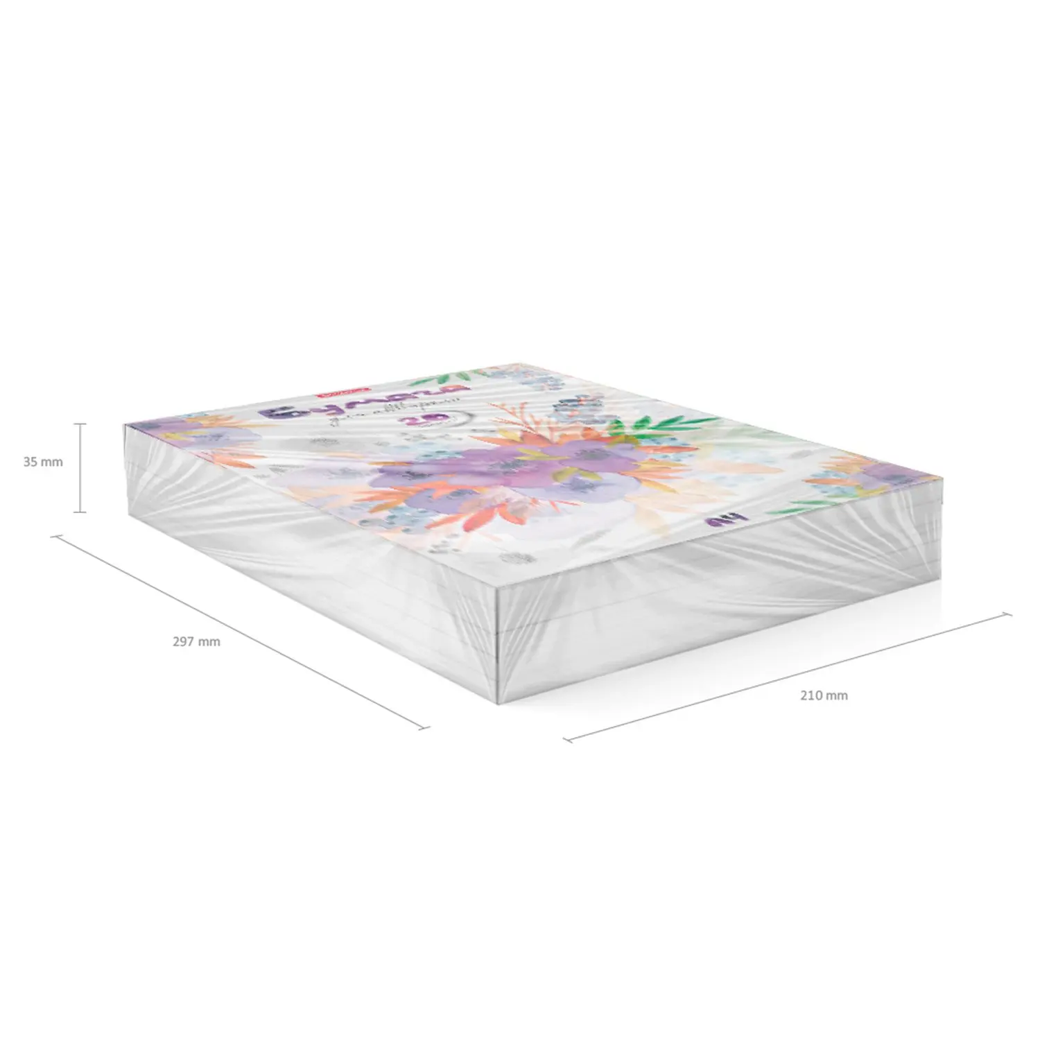 Альбом Erich Krause для рисования с акварельной бумагой Нежный букет А4 20 листов