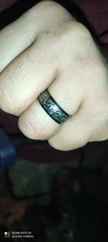 Sifisrri 8mm árabe islámica anillos con escrituras Acero inoxidable religioso oración musulmana banda Anillo para hombres regalo de joyas de fiesta Anillo