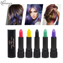 Одноразовые волос Цвет ing литья губная помада 6 разноцветная краска для волос пера мини мелки, Длительное Действие, не теряет цвет волос цветная палитра TSLM2
