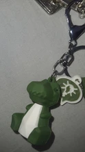 Animal Keychain Pendant Key-Ring Mobile-Phone-Bag Fox Panda-Koala Cute Dinosaur Cartoon