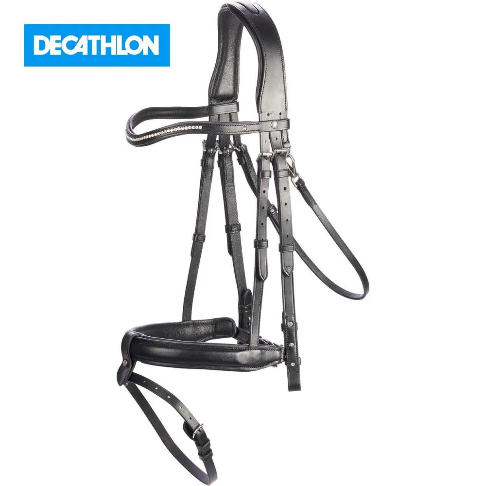 Уздечка для верховой езды 580 Strass х Decathlon|Недоуздки| |