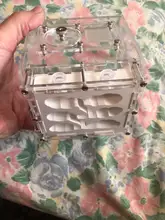 Hormigero ecológico de yeso acrílico para granja de hormigas, taller de nido de hormiga con área de alimentación, Castillo de Villa para insectos