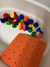 Juego de tablero de clavijas Montessori para niños, juguete de terapia de Motor fino para niños pequeños, 30 Uds., gran oferta