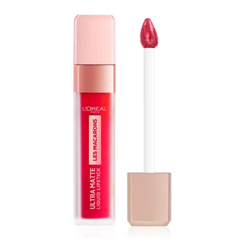 

L'OREAL LES MACARONS ULTRA MATTE LIQUID LIPSTICK 828 FRAMBOISE FRENZY