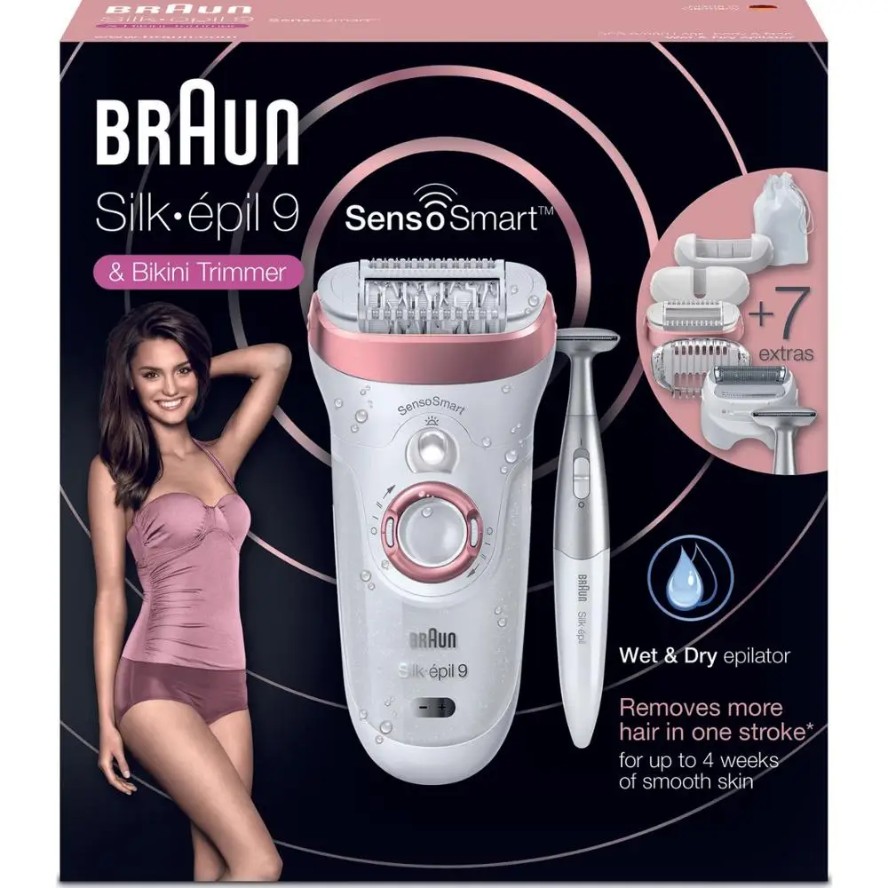 braun epilator silk epil 9890 sensosmart electric shaver