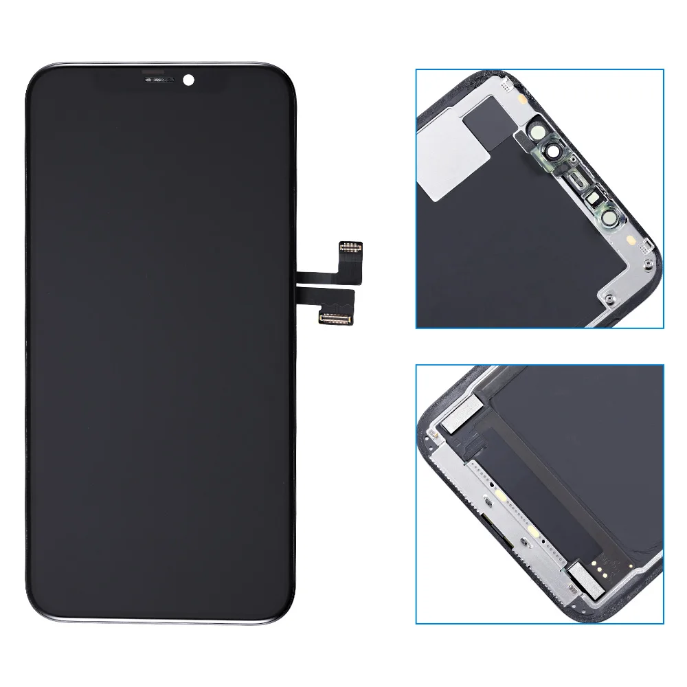 Elekworld класс Лучший OEM для iPhone 11 Pro ЖК-дисплей с 3D кодирующий преобразователь сенсорного экрана в сборе запасные части OLED