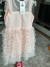 Vestido de verano para niñas, ropa con diseño de funda y volantes de encaje, para fiesta de cumpleaños de 3 a 8 años, 2020