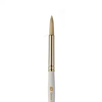 

Brush Bristle, bleached, long handle, round No. 3