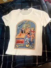 Camiseta de satán para mujer, remera harajuku de la muerte, demonios, satanismo, ropa de bafometo siniestro, polera satánica, top de estética siniestra para mujer