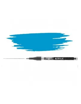 

MARKER ACRYLIC AMSTERDAM TIPPED 1-2 MM CYAN COLOR PRIMARY
