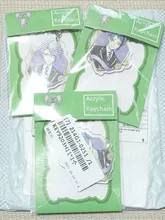 Llaveros de acrílico de doble cara, accesorios de Cosplay de Anime, el país de las Maravillas retorcido, joyería de corazones de rosa